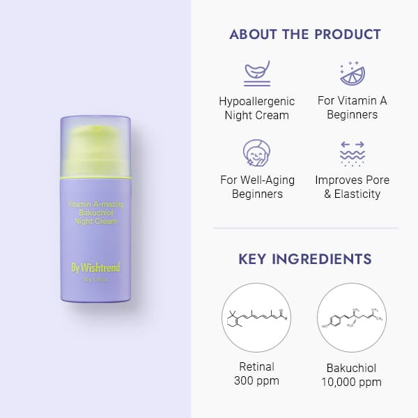 BY WISHTREND Vitamin A-mazing Bakuchiol Night Cream