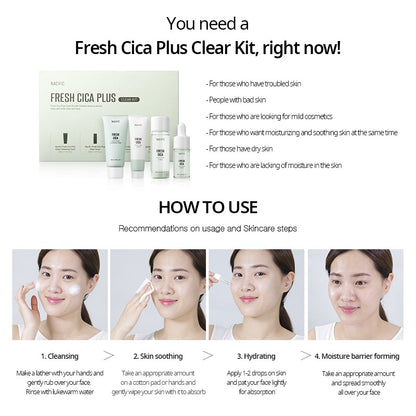 NACIFIC Fresh Cica Plus Clear Kit