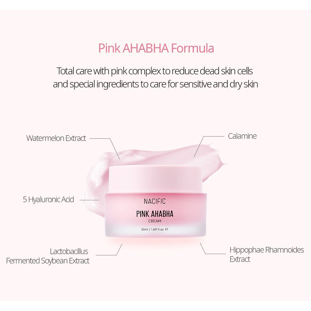 NACIFIC Pink AHA BHA Cream