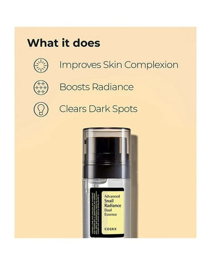 COSRX Advanced Snail Radiance Dual Essence