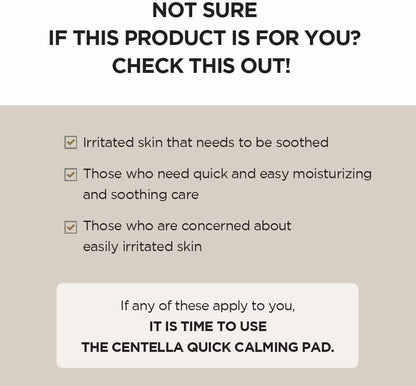 SKIN1004 Madagascar Centella Quick Calming Pad (70 pads)