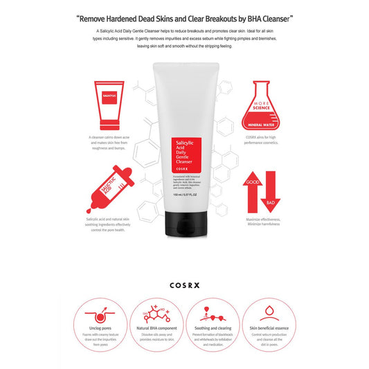 COSRX Salicylic Acid Daily Gentle Cleanser