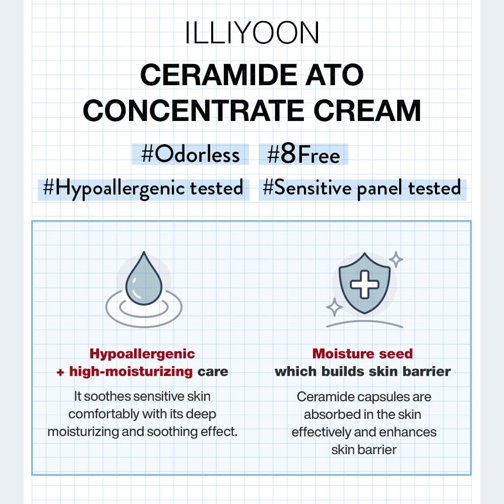 Illiyoon Ceramide Ato Concentrate Cream