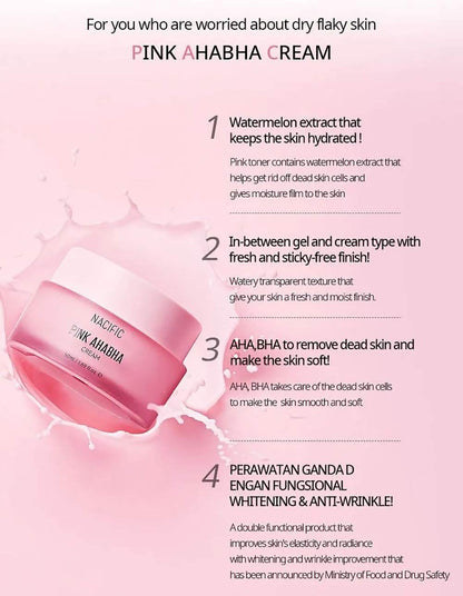 NACIFIC Pink AHA BHA Cream