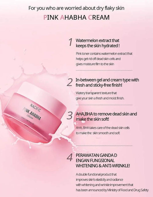 NACIFIC Pink AHA BHA Cream