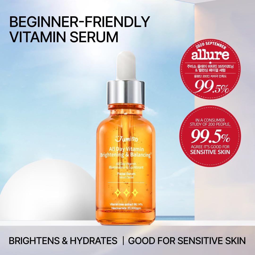 JUMISO All Day Vitamin Brightening & Balancing Facial Serum