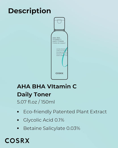 COSRX Refresh ABC Daily AHA BHA Vitamin C Daily Toner
