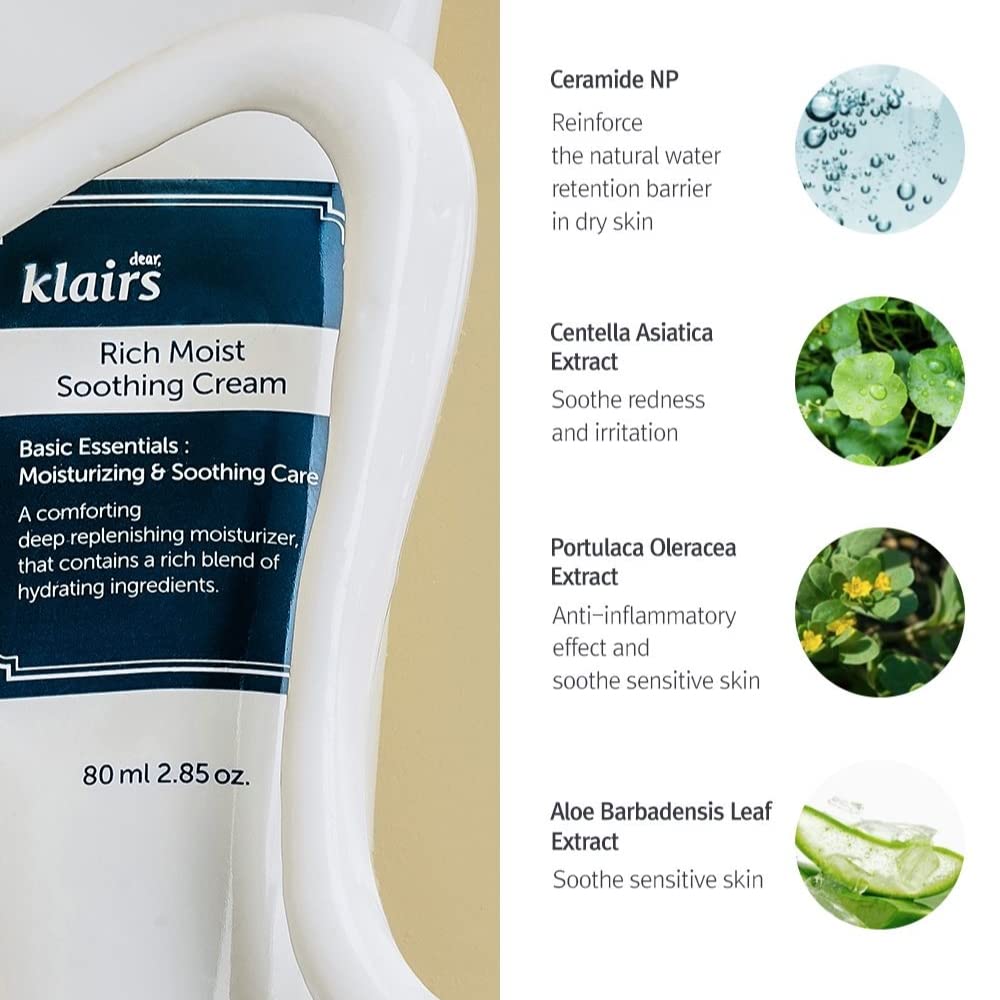 Klairs Rich Moist Soothing Cream