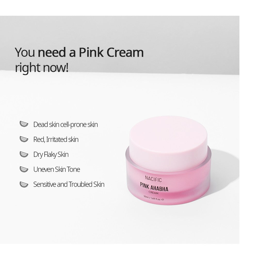 NACIFIC Pink AHA BHA Cream