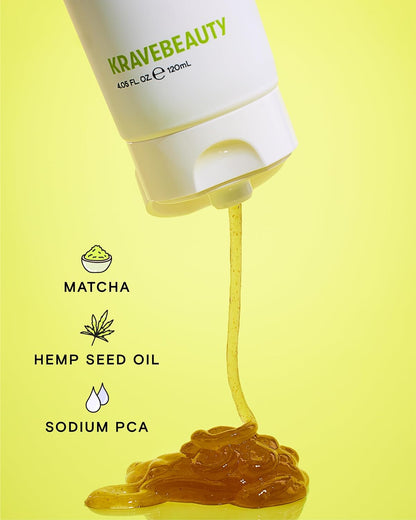 KraveBeauty Matcha Hemp Hydrating Cleanser