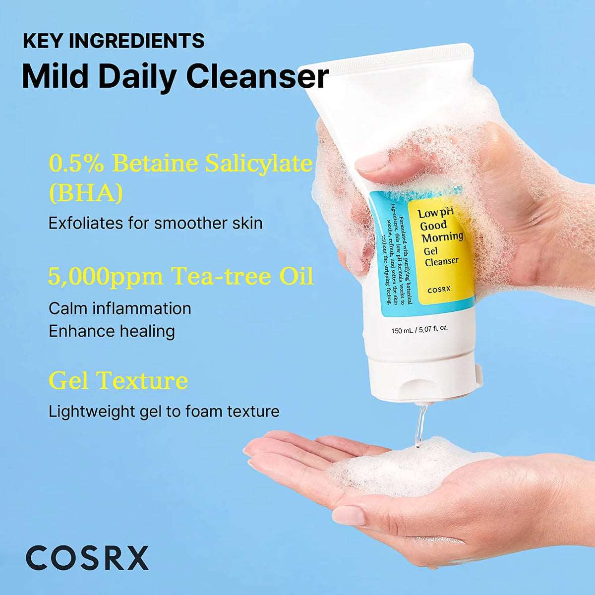 COSRX Low PH Good Morning Gel Cleanser