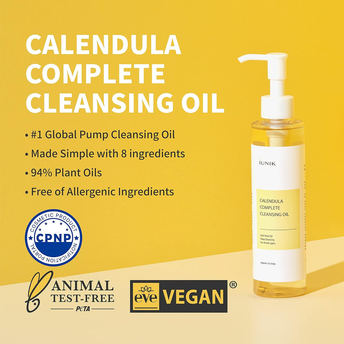 IUNIK Calendula Complete Cleansing Oil