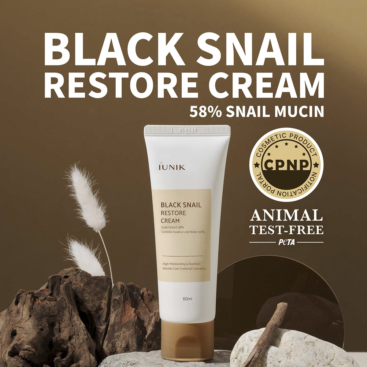 IUNIK Black Snail Restore Cream