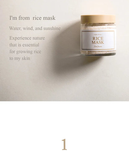 I'M FROM Rice Mask
