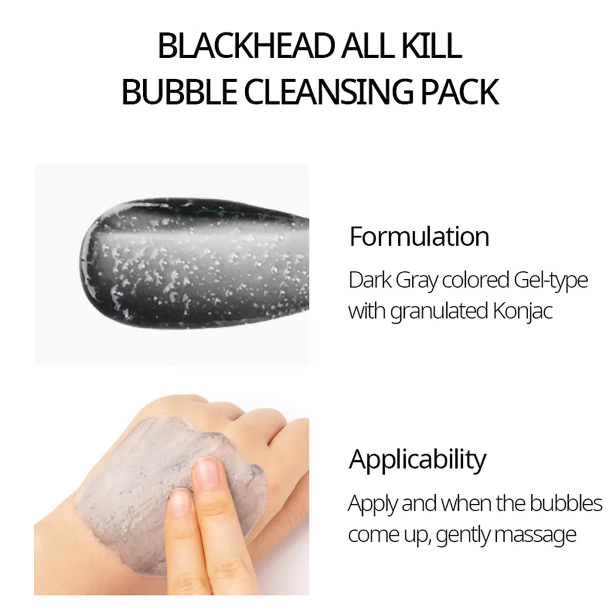 NACIFIC Blackhead AI Kill Bubble Cleansing Pack