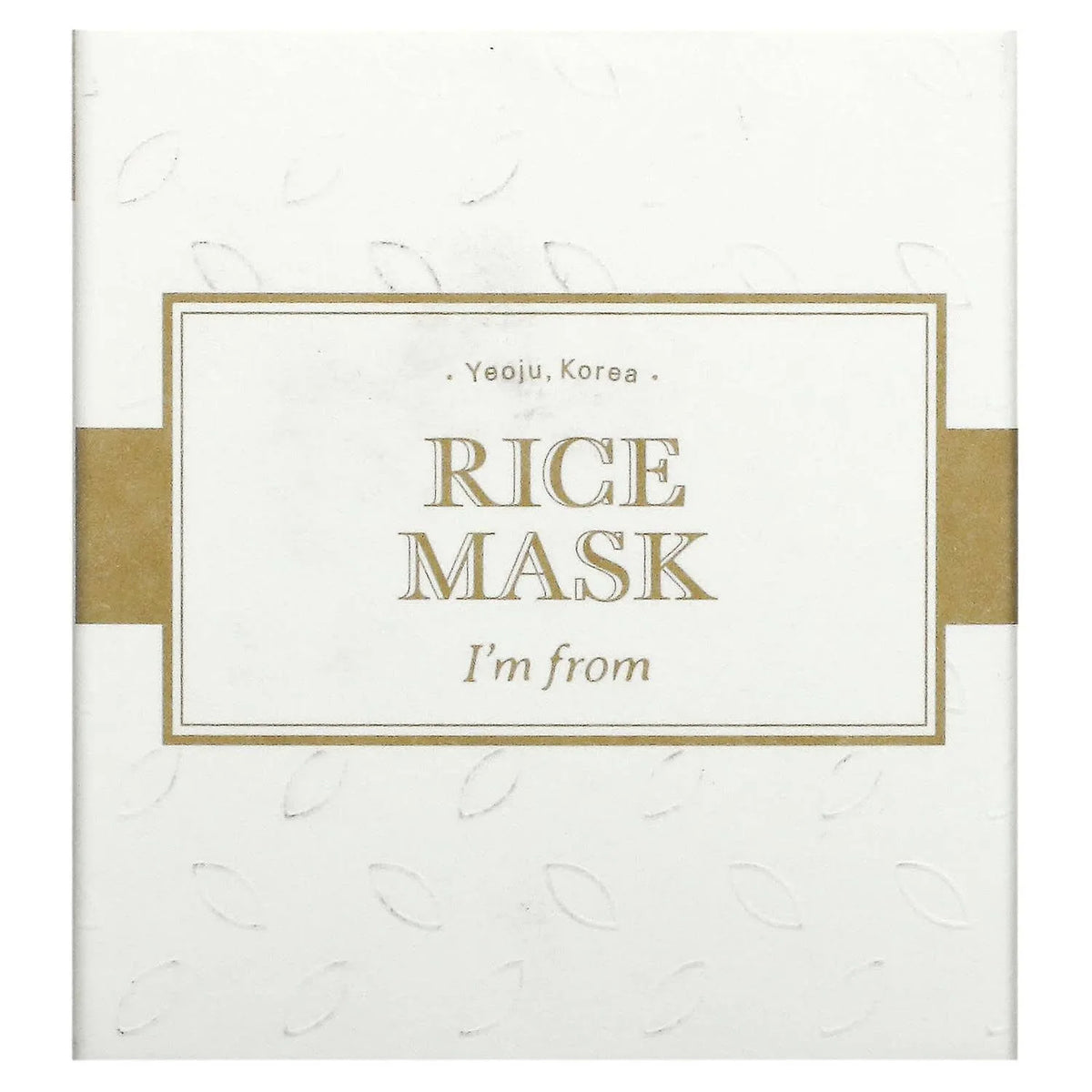 I'M FROM Rice Mask