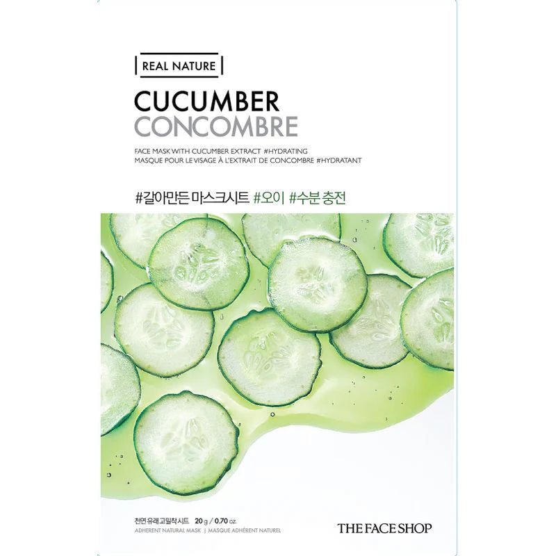 Real Nature Cucumber Face Mask