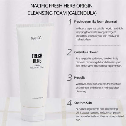 NACIFIC Fresh Herb Origin Cleansing Foam