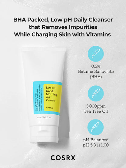 COSRX Low PH Good Morning Gel Cleanser