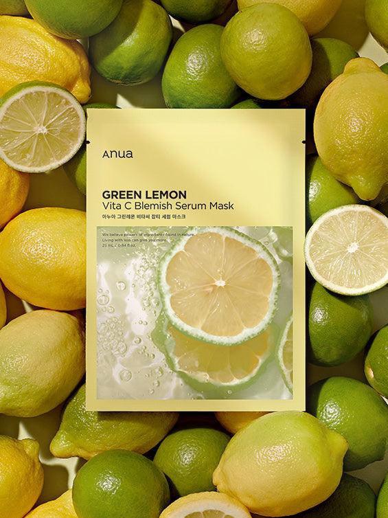 Anua Green Lemon Vita C Blemish Serum Mask