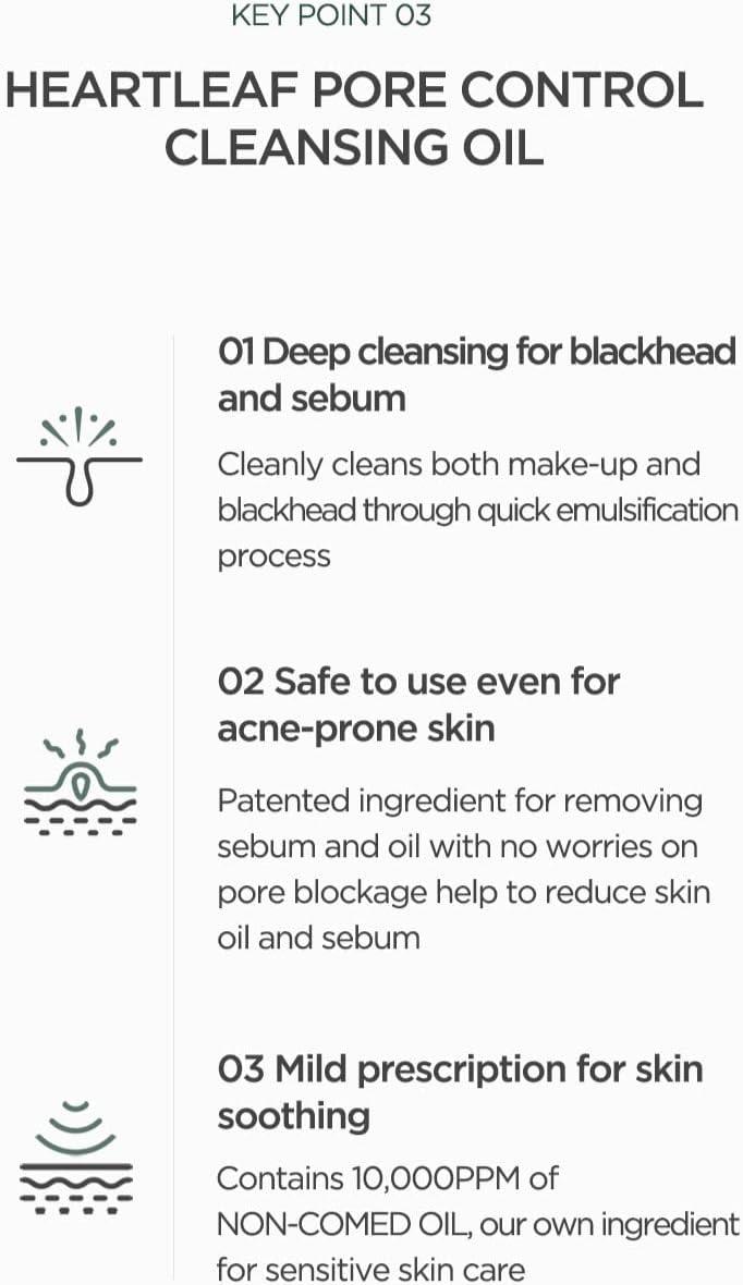 Anua Heartleaf Pore Control Cleansing Oil Mini