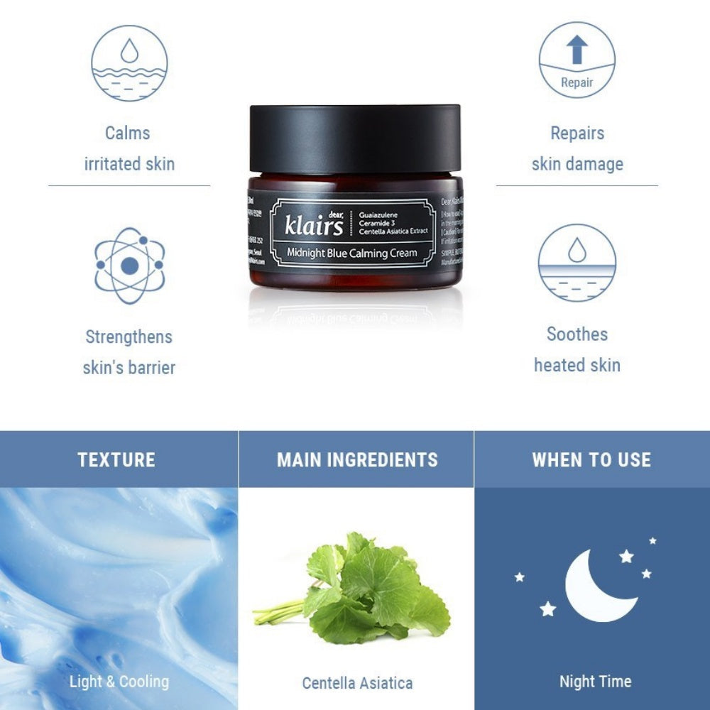 KLAIRS Midnight Blue Calming Cream 30 ml.