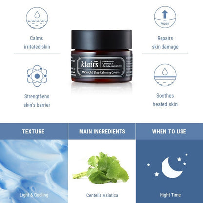 KLAIRS Midnight Blue Calming Cream 30 ml.