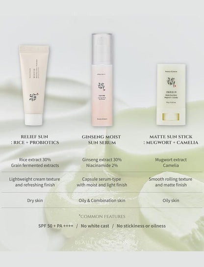 Beauty of joseon Matte Sun Stick : Mugwort+Camelia (SPF 50+ PA++++)