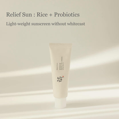 Beauty of Joseon Relief Sun: Rice + Probiotic SPF50+ PA++++