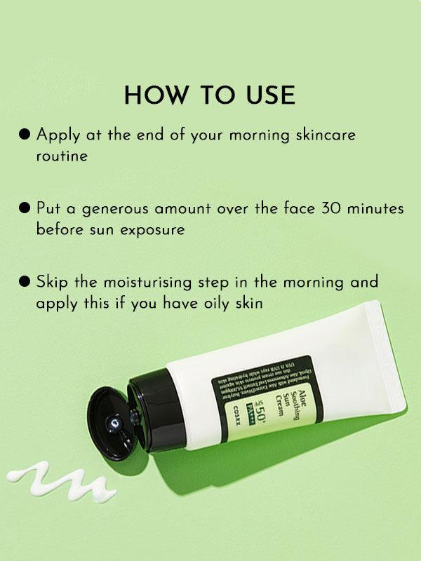 Cosrx Aloe Soothing Sun Cream SPF 50+