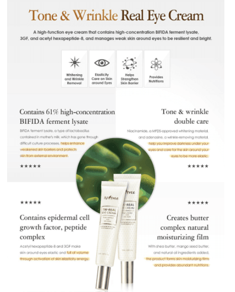 Isntree - Tw Real Eye Cream