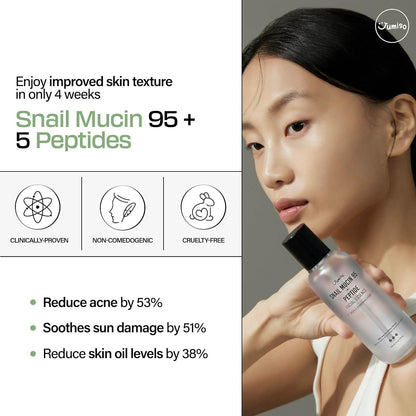 Jumiso - Snail Mucin 95 + Peptide Facial Essence - 140m