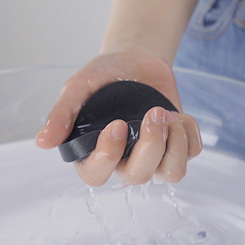 KLAIRS Gentle Black Cleansing Puff - Soft Makeup Removal