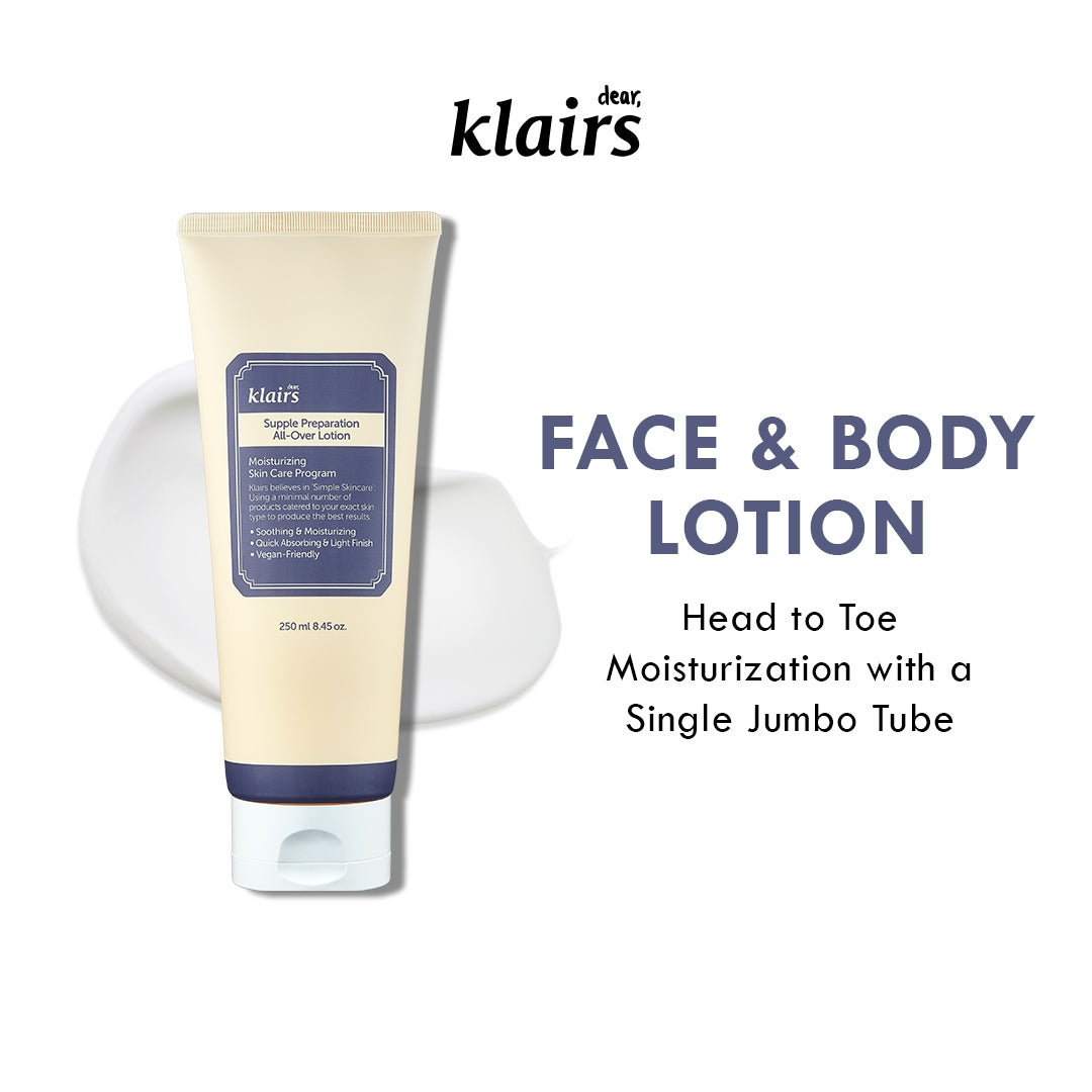 KLAIRS Supple Preparation All over Lotion