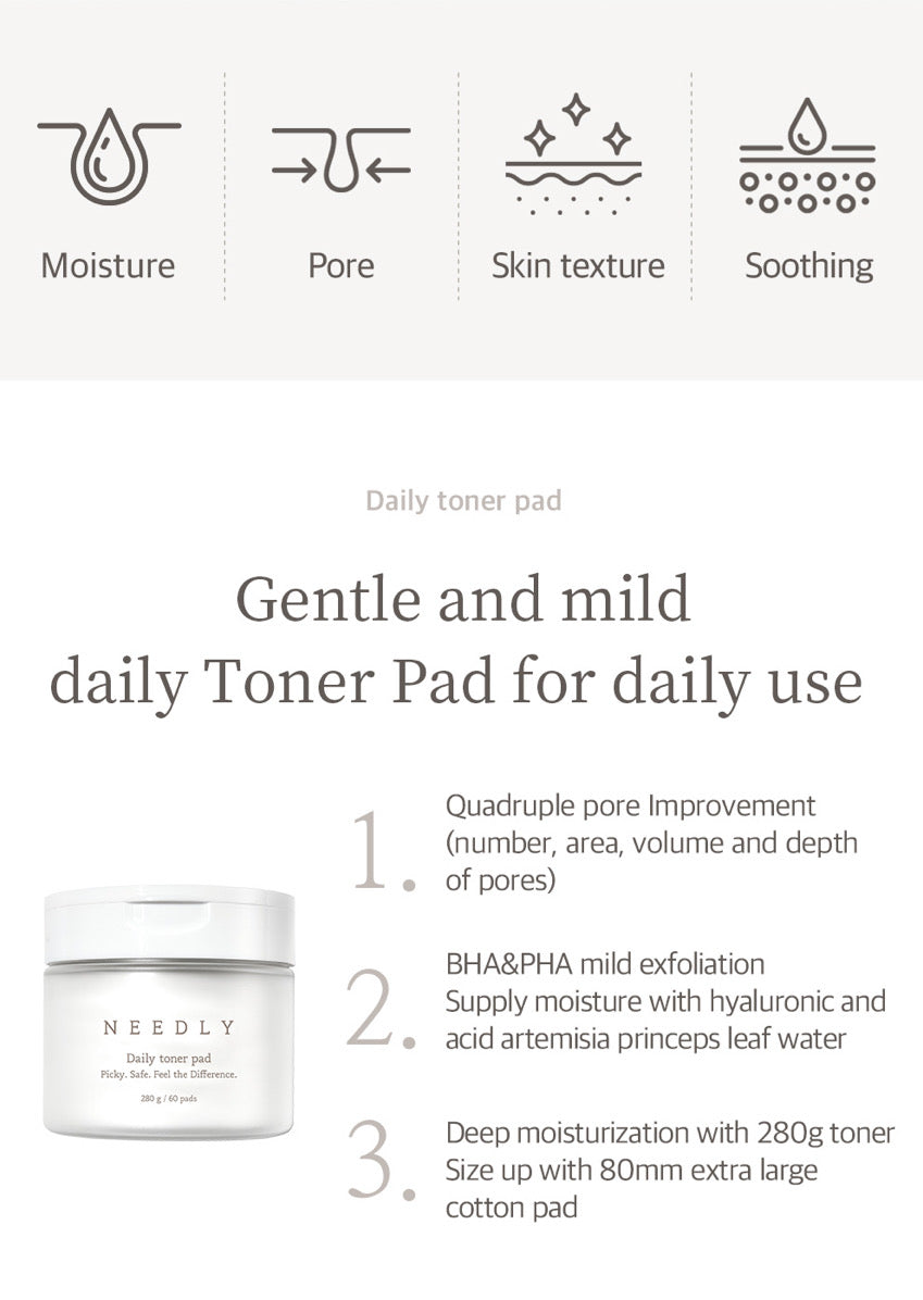 NEEDLY - Daily Toner Pads