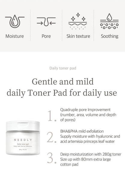 NEEDLY - Daily Toner Pads