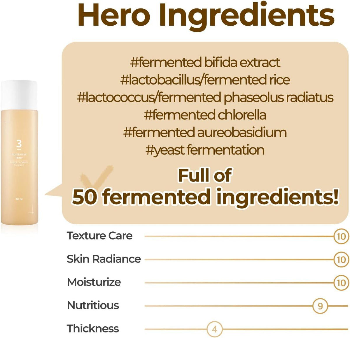numbuzin No.3 Super Glowing Essence Toner