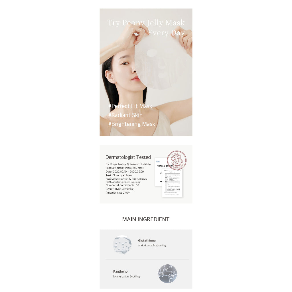 NEEDLY Peony Jelly Mask