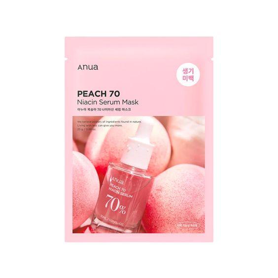 ANUA Peach 70 Niacin Serum Mask - 10pcs