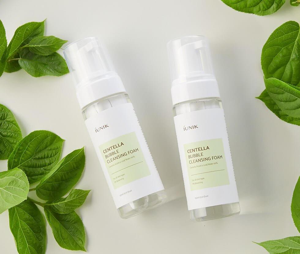 IUNIK Centella Bubble Cleansing Foam